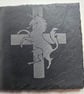 Set of 4 ScotlandScottish Slate Coasters, Rustic, Unicorn - Map - Thistle - Image 3