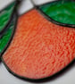 Stained Glass Orange Suncatcher - Image 4