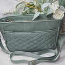 Faux Leather Crossbody Bag