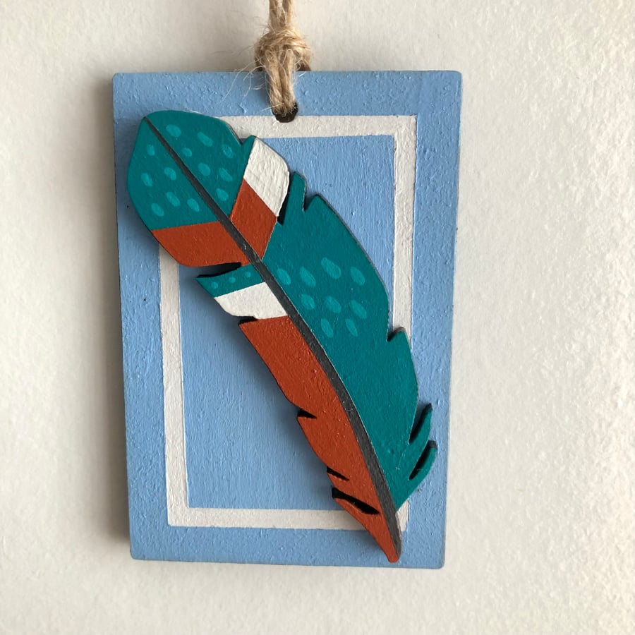 Kingfisher Feather Decoration