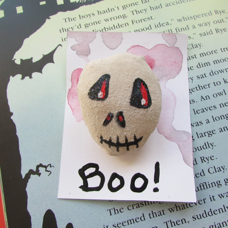 Skeleton Brooch, Key Fob, Magnet