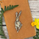 Sustainable Wooden Hare Magnet