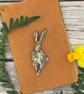 Sustainable Wooden Hare Magnet