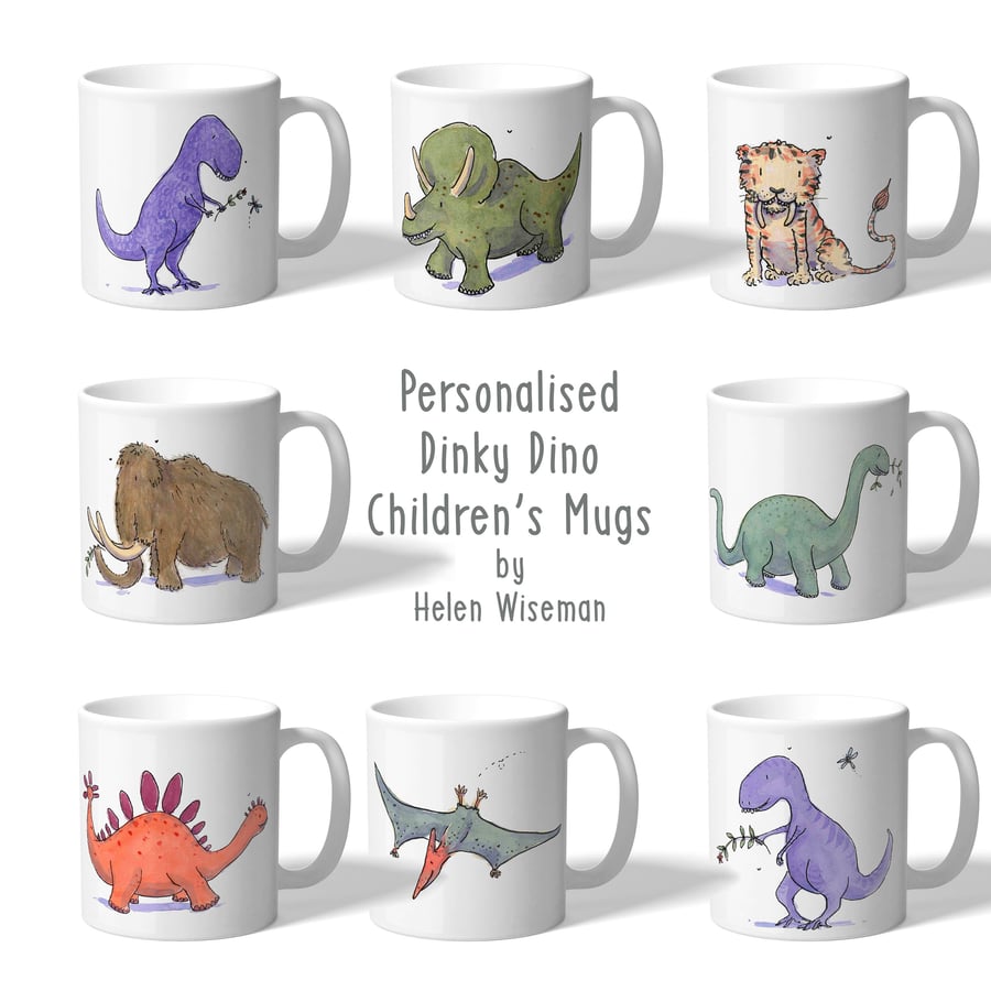 Dinky Dino Children's Mugs