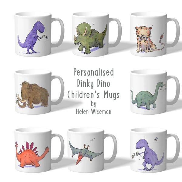 Dinky Dino Children's Mugs
