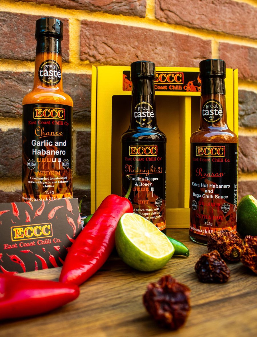 Chilli Sauce Gift Set - set of 3 hot sauces - you choose the selection!