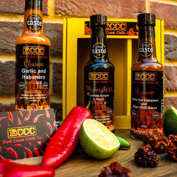 Chilli Sauce Gift Set - set of 3 hot sauces - you choose the selection!