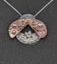Silver ladybird pendant, Moving jewellery, Silver insect necklace - Image 6