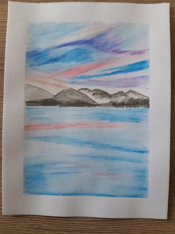 Watercolour pencil art