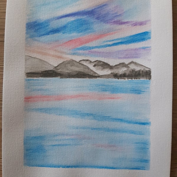 Watercolour pencil art