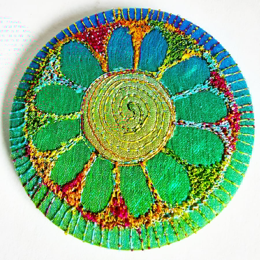 58mm Fabric Badge Machine Embroidery