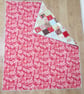 Berries and Roses Luxury Quilted Throw - Image 5