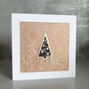 Gold Christmas Tree Card