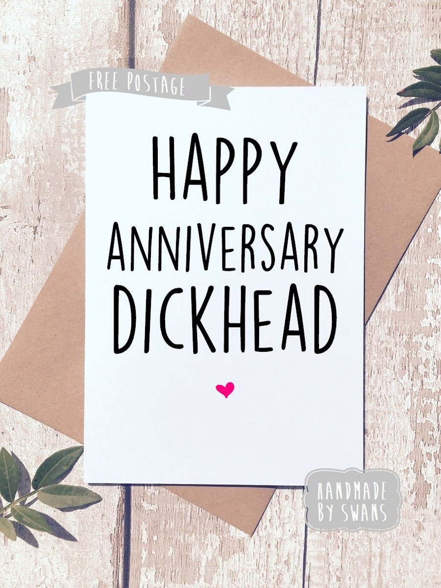 Anniversary card, Love card, rude anniversary card, boyfriend card, girlfriend c