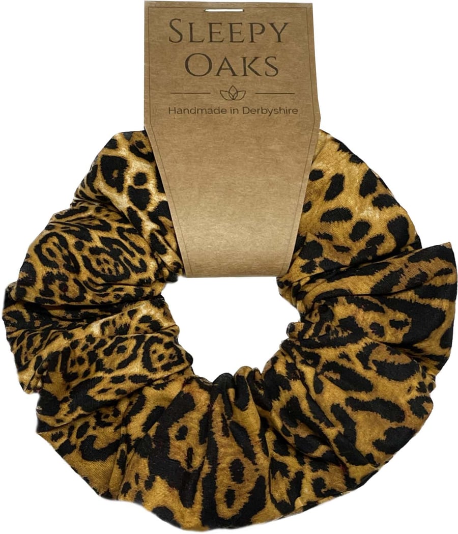 Leopard Print Hair Scrunchie - 'Go Wild!'