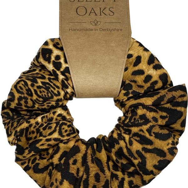 Leopard Print Hair Scrunchie - 'Go Wild!'