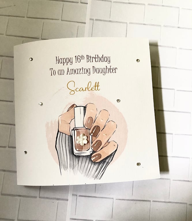 Birthday Card for Mum, Granddaughter,Sister, Daughter, Girlfriend, Friend