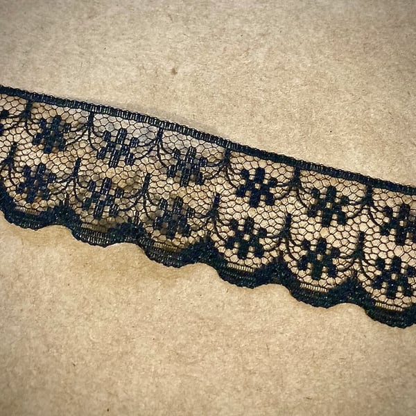 Blace Lace Trim - 25mm 5m