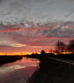 A4 Print Sunrise In Norfolk Fens March 2026