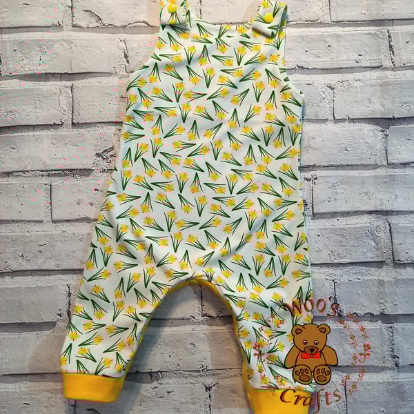 Baby Daffodil Dungarees