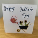 Handmade Father's Day Card Garden Theme