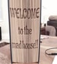 Welcome to the mad house CUT & FOLD Book Folding Pattern - EMAILED PDF PATTERN - Image 1