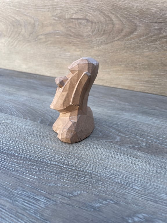 Mini Easter Island Statue  Ancient Civilization Style Stone Moai sculpture  Gard