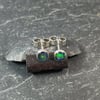 Opal stud earrings sterling silver.