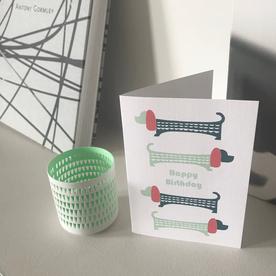 'Little Sausage Dog' single card