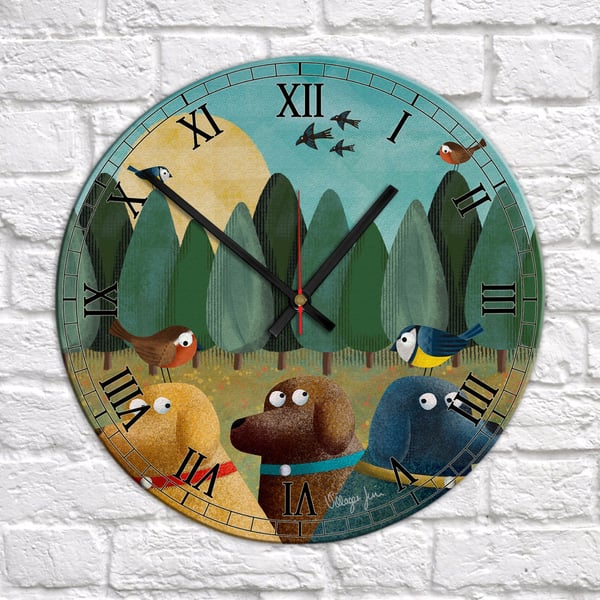 Labradorable - Labradorable Art Clock