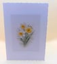 A6 Card set of 4 - Daffodil Birth Flower Botanical Blank Greeting Cards