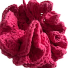 Crochet Loofah (Rose-Red)