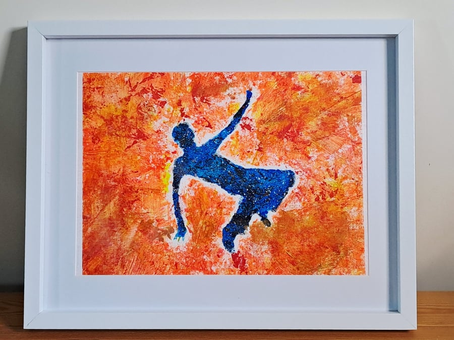 RJ at the Twisted Wheel – Original Abstract Figurative Acrylic Painting