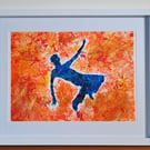 RJ at the Twisted Wheel – Original Abstract Figurative Acrylic Painting