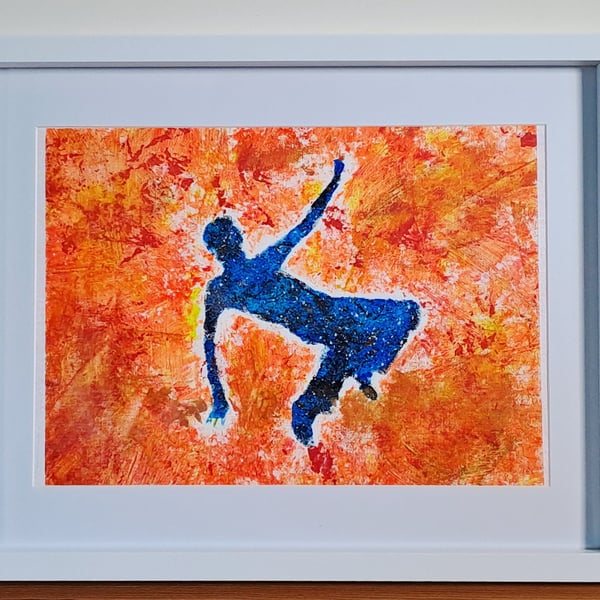 RJ at the Twisted Wheel – Original Abstract Figurative Acrylic Painting