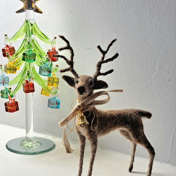 Needle Felted Deer