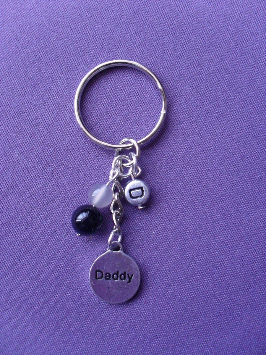 Personalised Daddy's Keyring