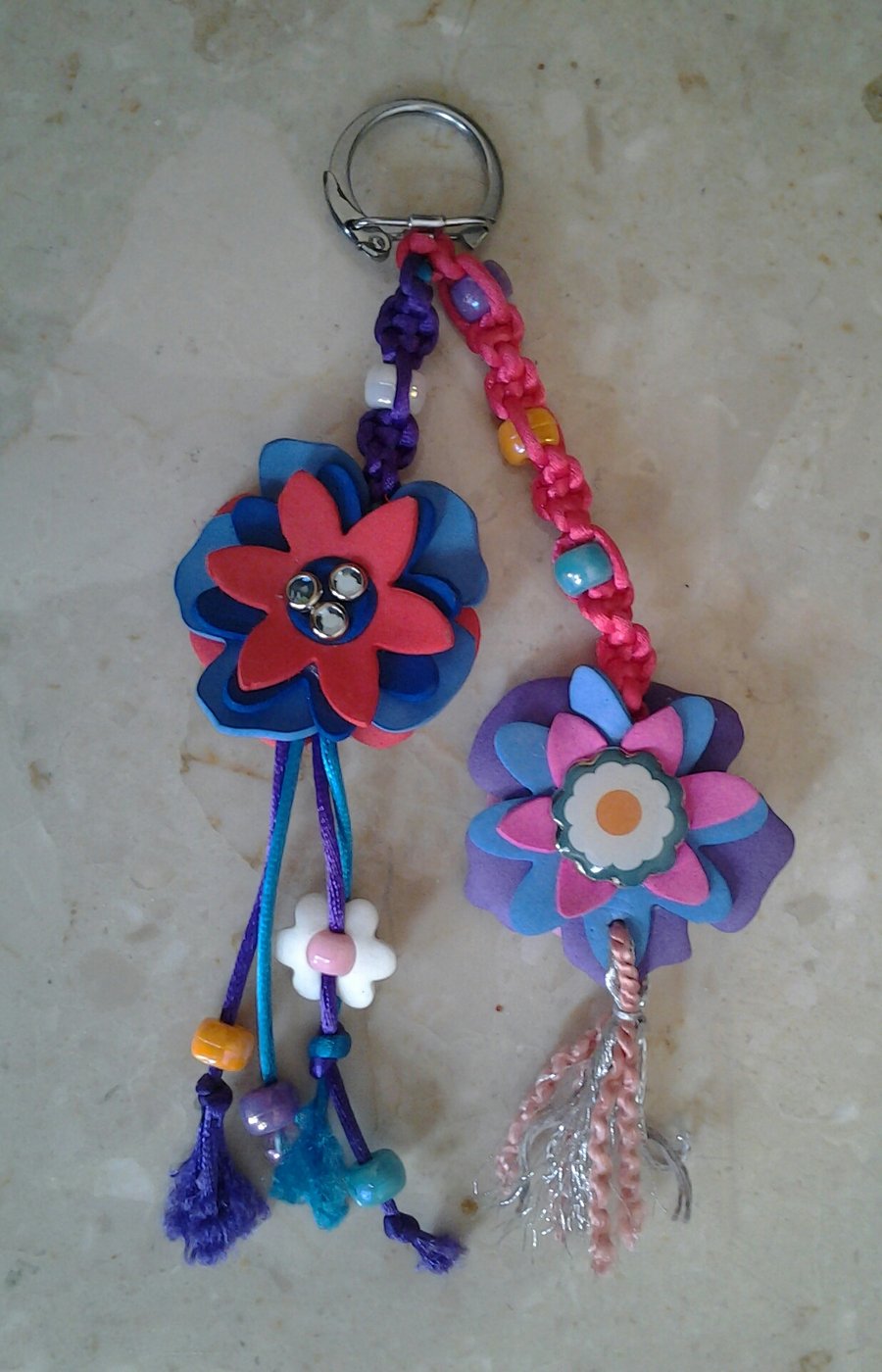 Flower Bag Charm