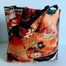 Sci fi themed Bag, Shopping bag, cloth bag, fabric bag, tote bag, grocery bag