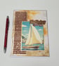 SOLD: Nautical Birthday Card for Him - Handmade Sailing Boat Birthday Card - Image 7