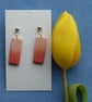 Small Rectangle Gradient Drop Earrings - Image 5
