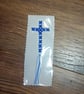 Cream and Blue Tatted Cross Bookmark - Image 4