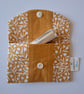 Two-tone mustard coloured card holder  - Image 3