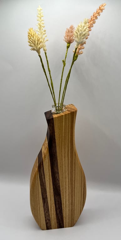 Handcrafted Wooden Thumb Vases for Foliage or Diffuser Reeds.