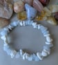 Aquamarine and howlite bracelet for clear communication
