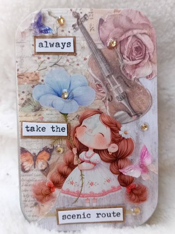 "Take the Scenic Route" Tin Library