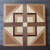 Wood veneer coaster