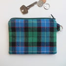 Coin purse Gordon Dress tartan 