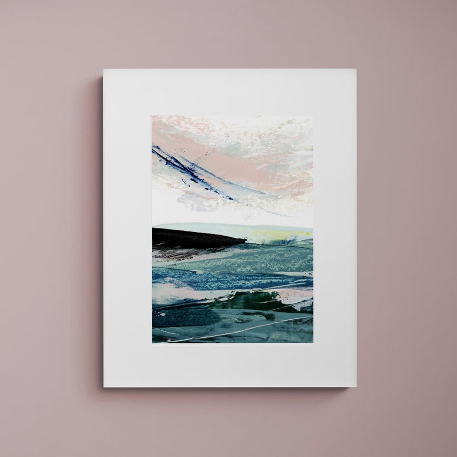 ‘A Moment of Peace’ Mini Mounted Seascape Print