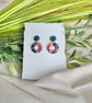 Rich Autumn Polymer Clay Hoop Earrings - Image 10